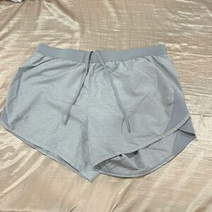 light grey under armour shorts!
